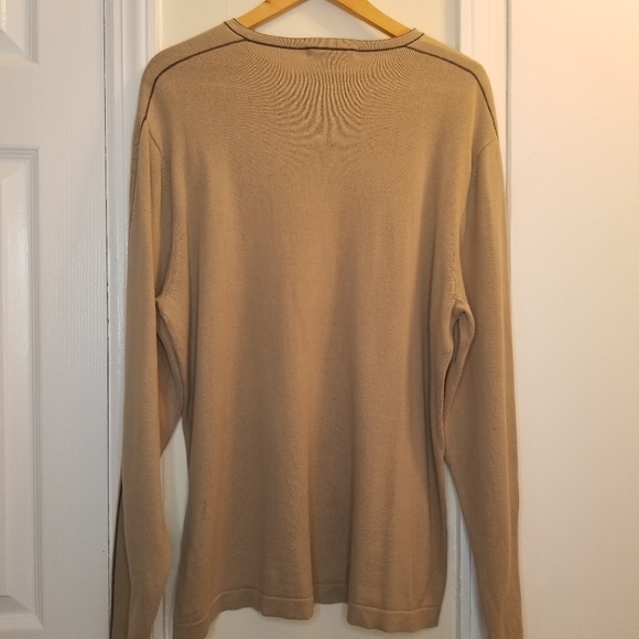 Geoffrey Beene Men Size Medium Tan Sweater - Picture 3 of 5